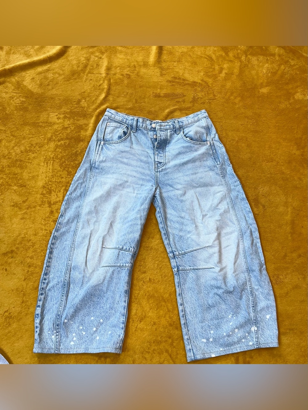 We The Free Light Blue Wide Leg Jeans - Picture 2 of 8